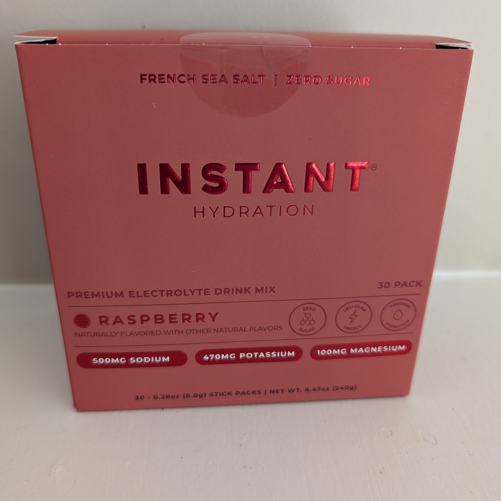 Instant Hydration Raspberry Electrolyte Drink Mix